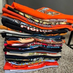 38 Harley Davidson T-shirts ranging from all over the USA